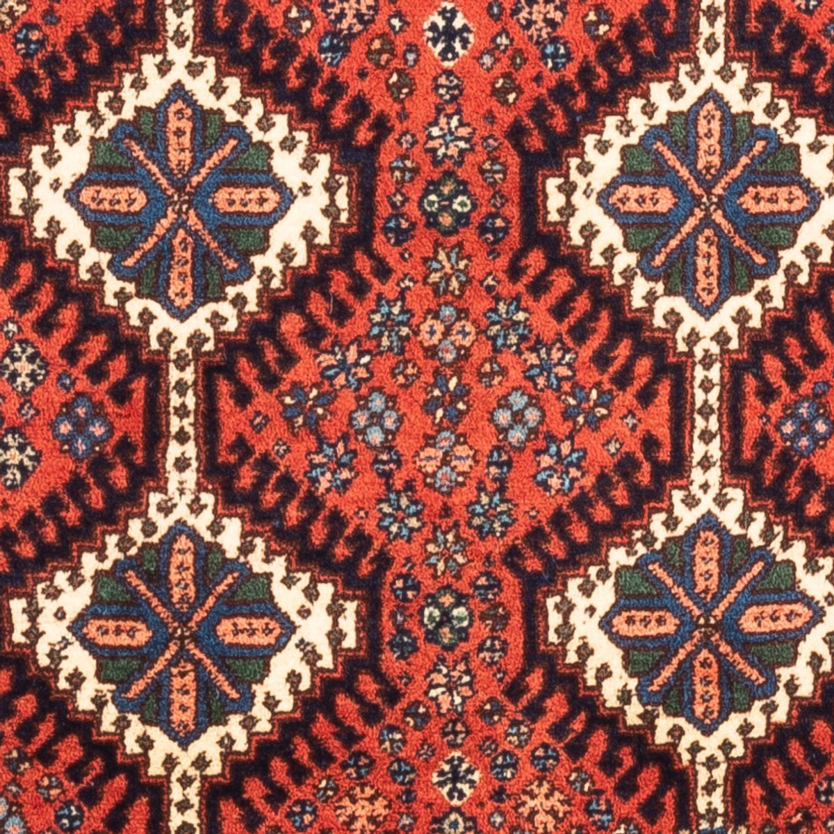 Perski dywan - Nomadyczny - 118 x 81 cm - czerwony