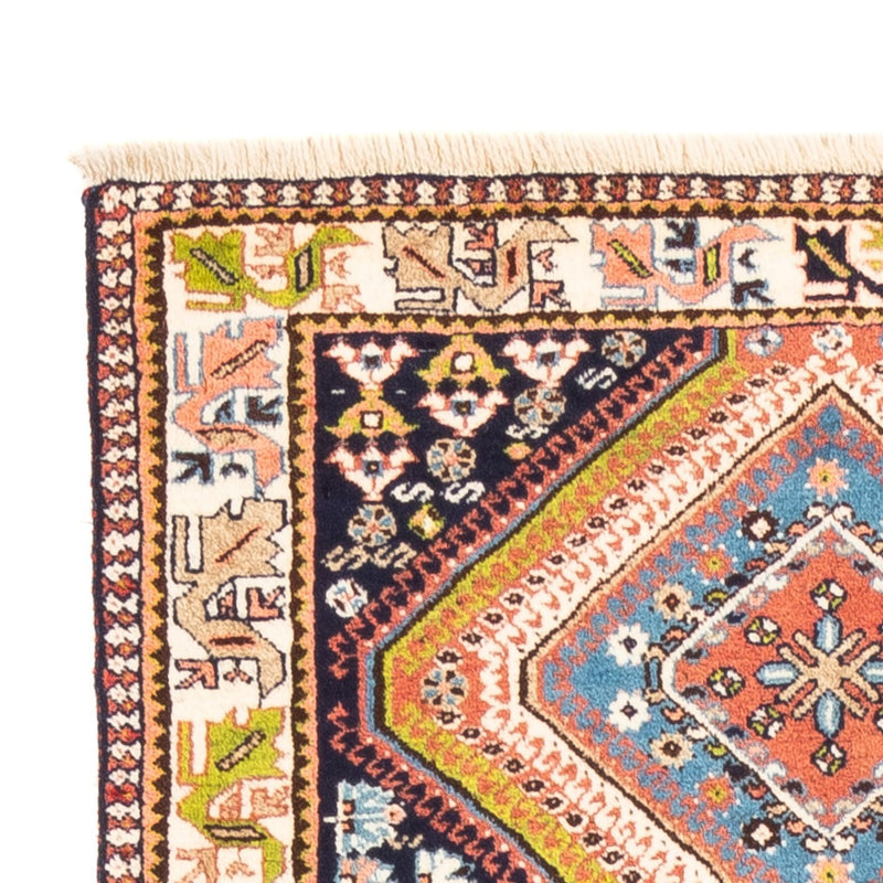 Biegacz Perski dywan - Nomadyczny - 198 x 80 cm - ciemnoniebieski