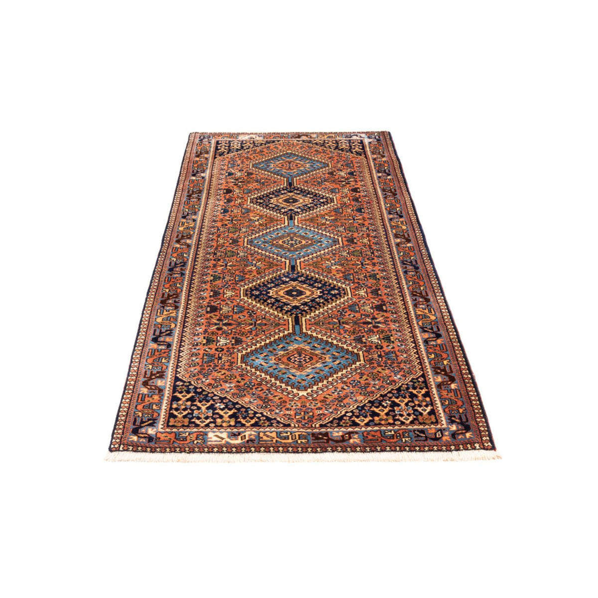 Biegacz Perski dywan - Nomadyczny - 197 x 80 cm - czerwony