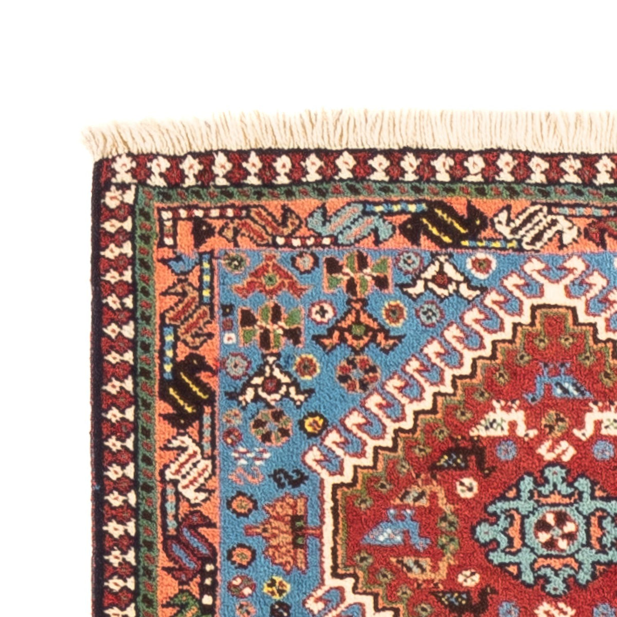 Biegacz Perski dywan - Nomadyczny - 200 x 60 cm - jasnoniebieski