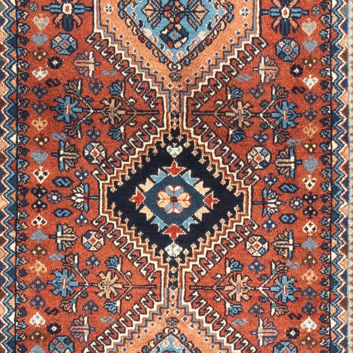 Biegacz Perski dywan - Nomadyczny - 205 x 83 cm - czerwony