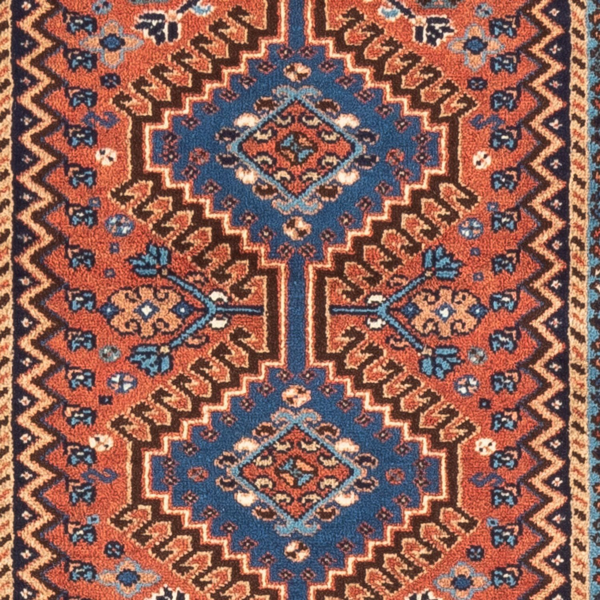 Biegacz Perski dywan - Nomadyczny - 195 x 60 cm - czerwony