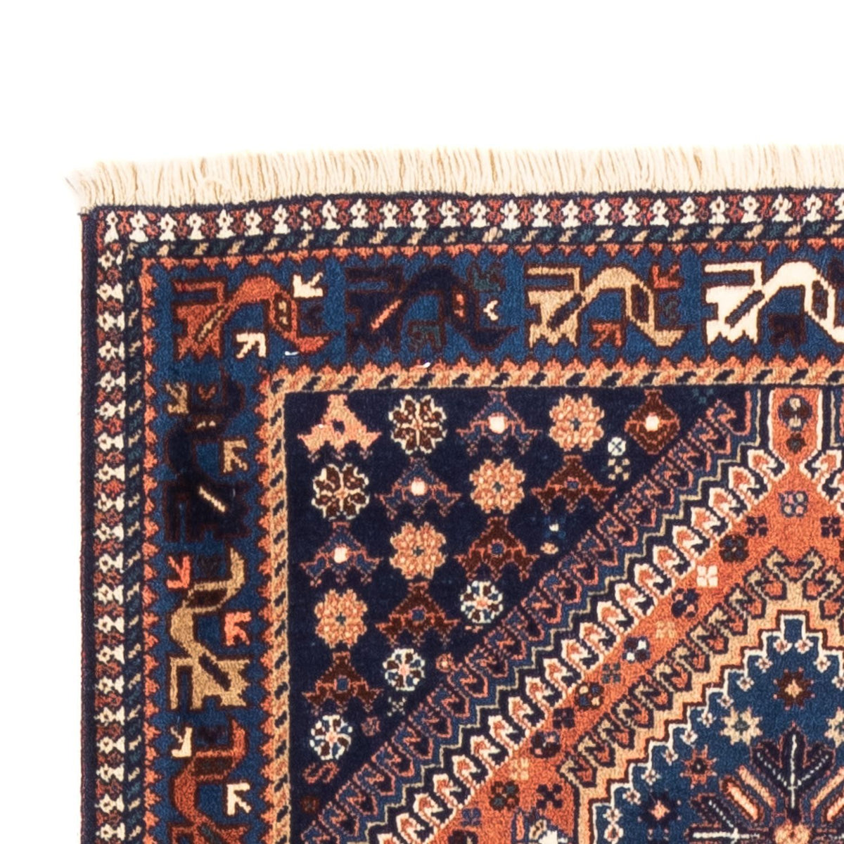 Biegacz Perski dywan - Nomadyczny - 200 x 80 cm - czerwony