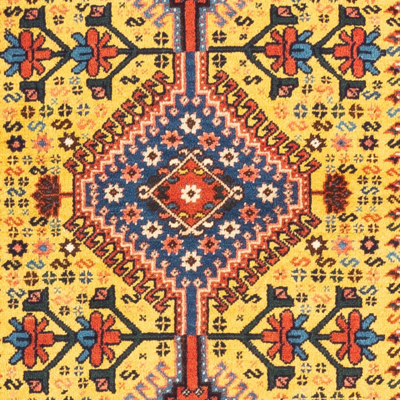 Biegacz Perski dywan - Nomadyczny - 195 x 83 cm - żółty