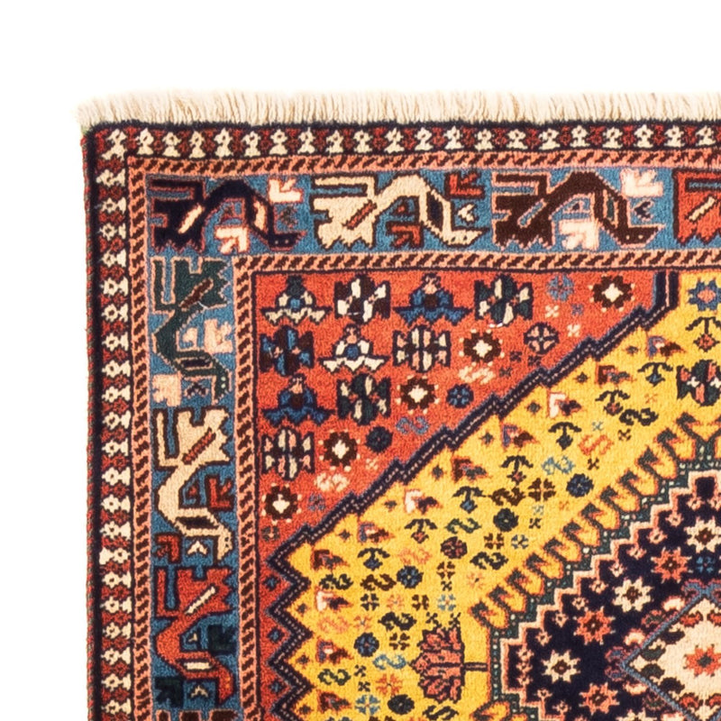 Biegacz Perski dywan - Nomadyczny - 195 x 83 cm - żółty