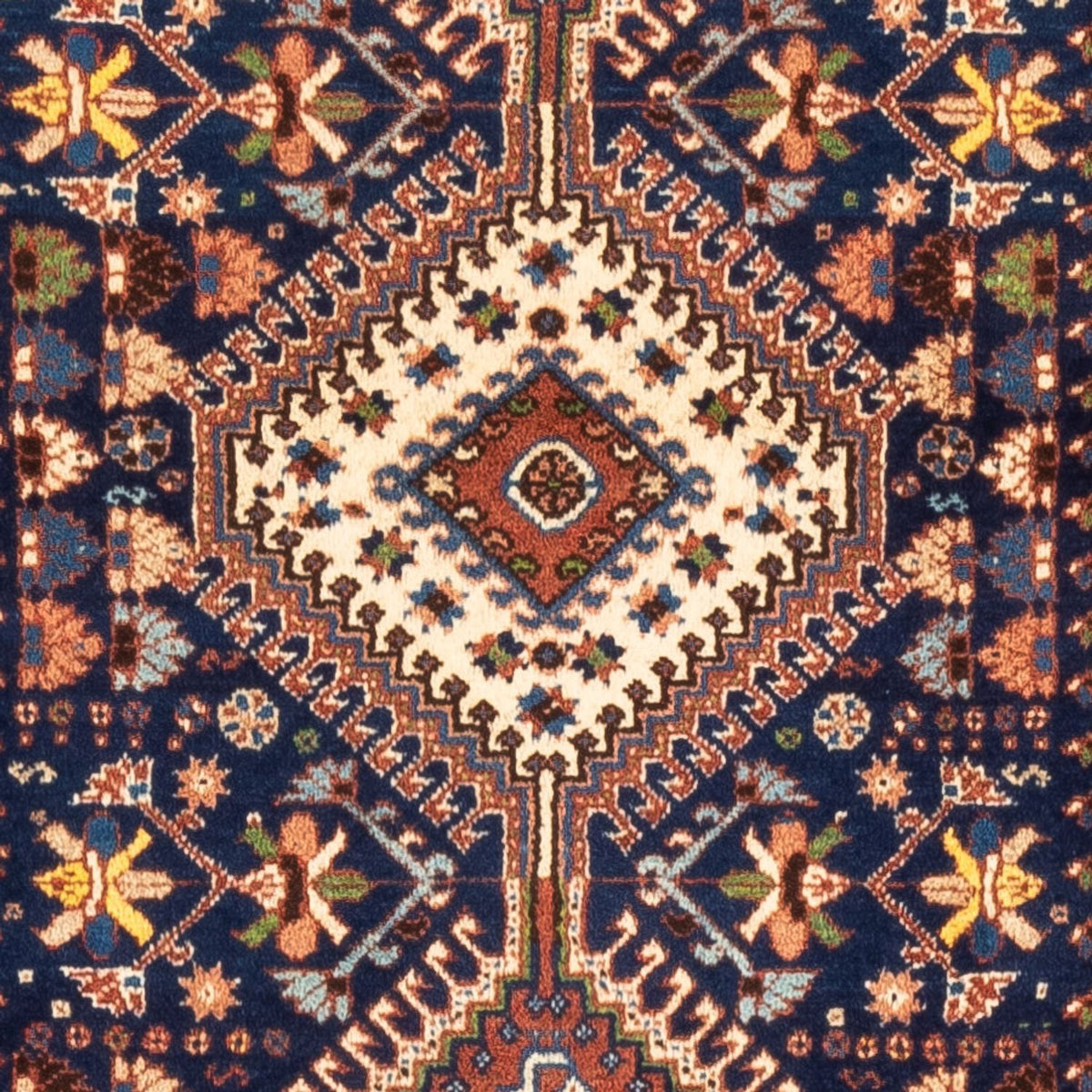 Biegacz Perski dywan - Nomadyczny - 204 x 80 cm - ciemnoniebieski