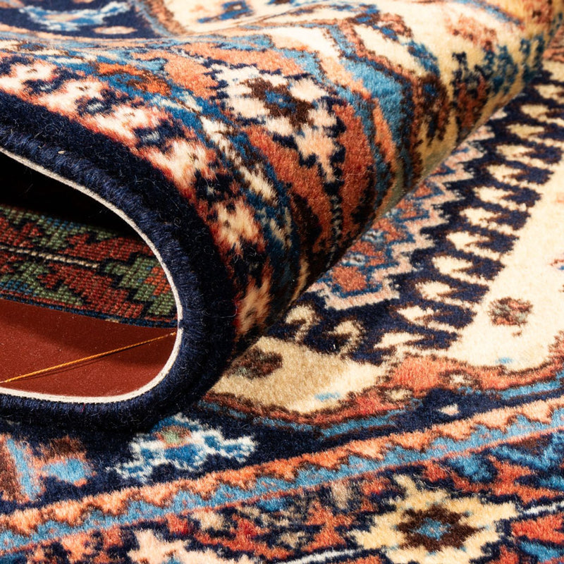 Perski dywan - Nomadyczny - 132 x 87 cm - żółty