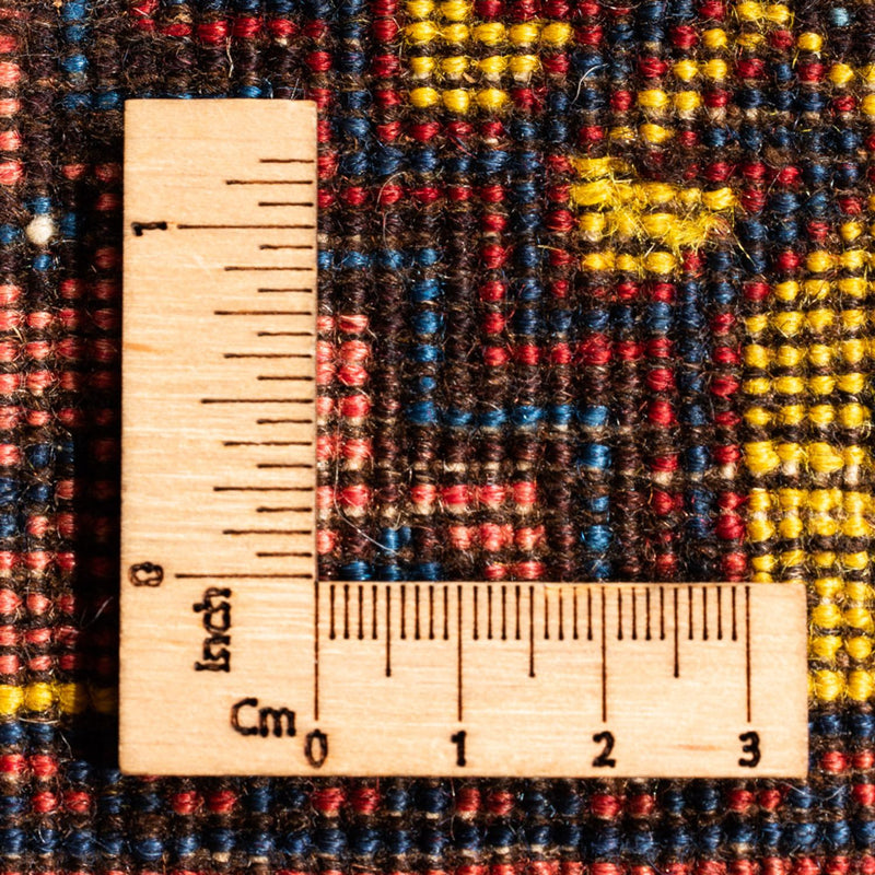 Perski dywan - Nomadyczny - 128 x 78 cm - żółty