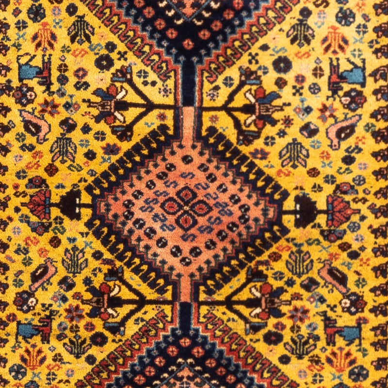 Perski dywan - Nomadyczny - 132 x 85 cm - żółty