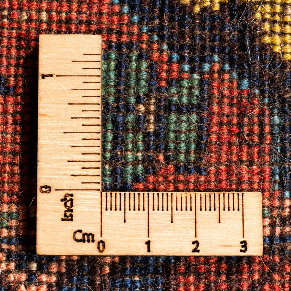 Perski dywan - Nomadyczny - 132 x 85 cm - żółty