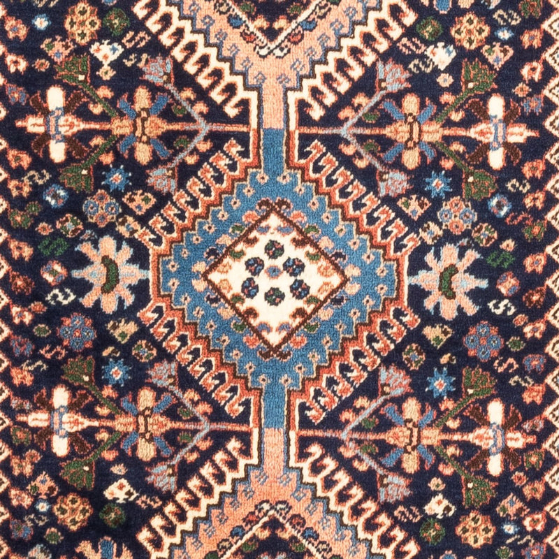 Perski dywan - Nomadyczny - 130 x 82 cm - ciemnoniebieski