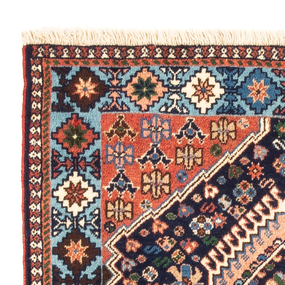 Perski dywan - Nomadyczny - 130 x 82 cm - ciemnoniebieski