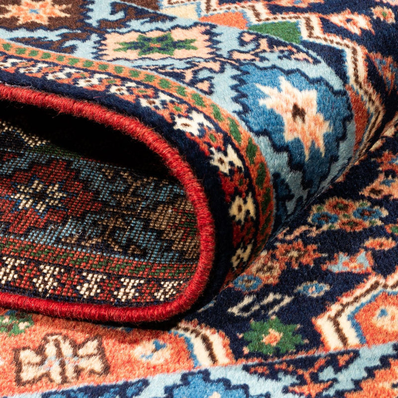 Perski dywan - Nomadyczny - 130 x 82 cm - ciemnoniebieski