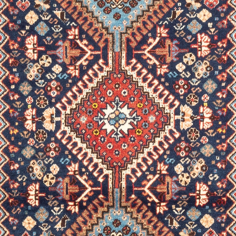 Perski dywan - Nomadyczny - 124 x 78 cm - ciemnoniebieski