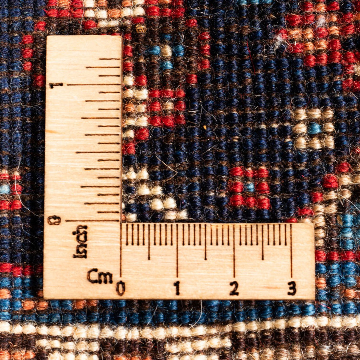 Perski dywan - Nomadyczny - 124 x 78 cm - ciemnoniebieski