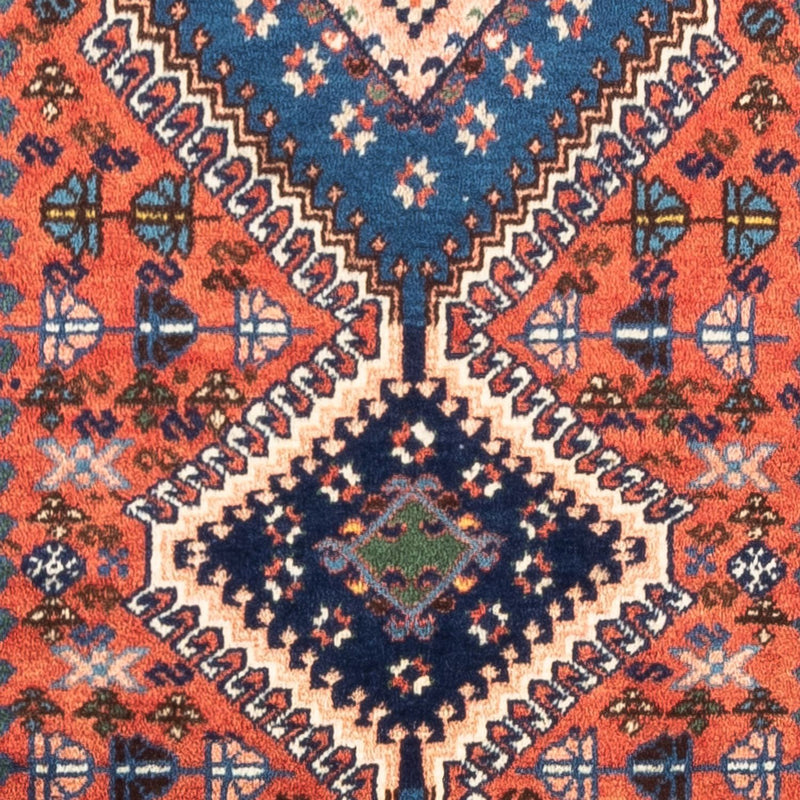 Perski dywan - Nomadyczny - 135 x 85 cm - czerwony