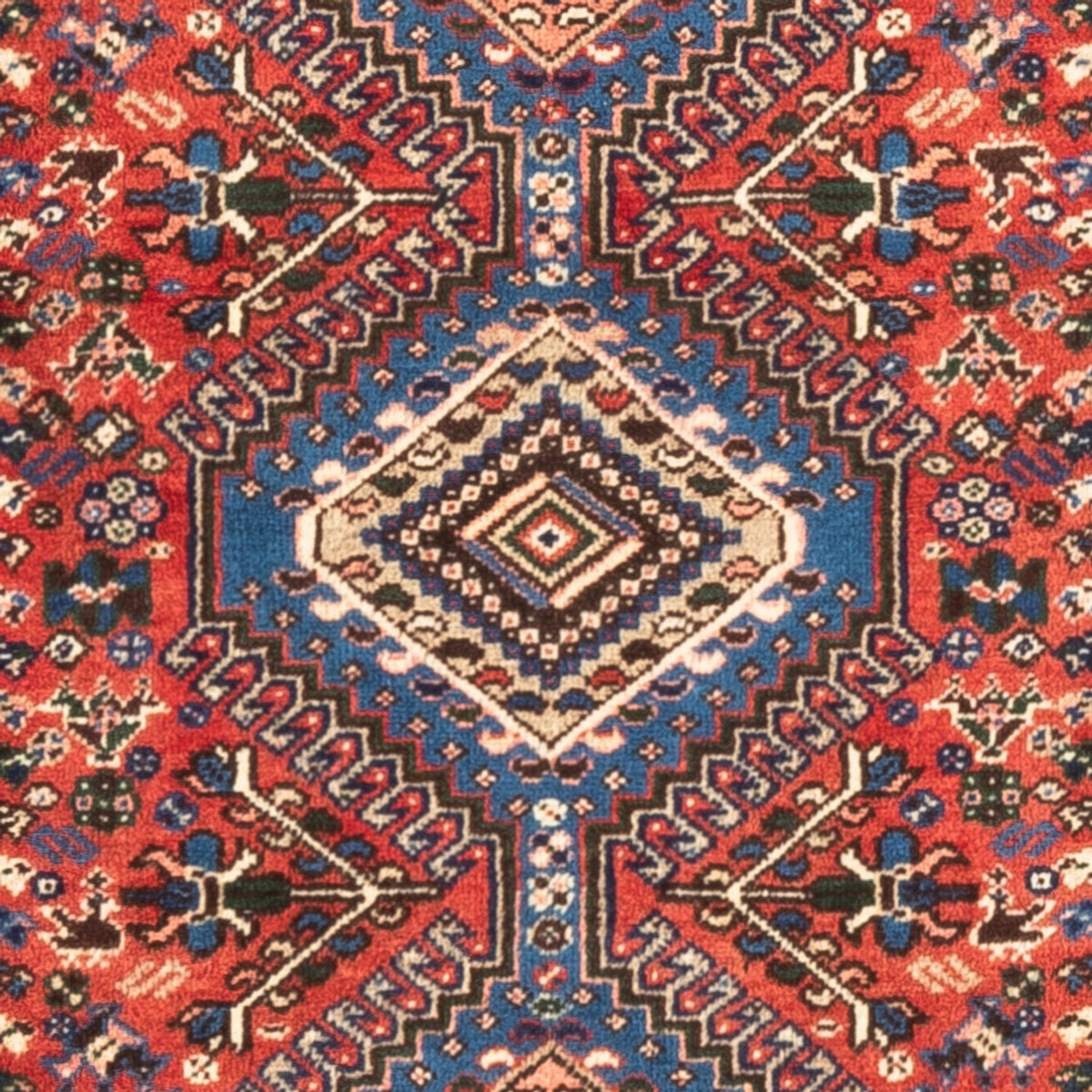 Perski dywan - Nomadyczny - 128 x 75 cm - czerwony