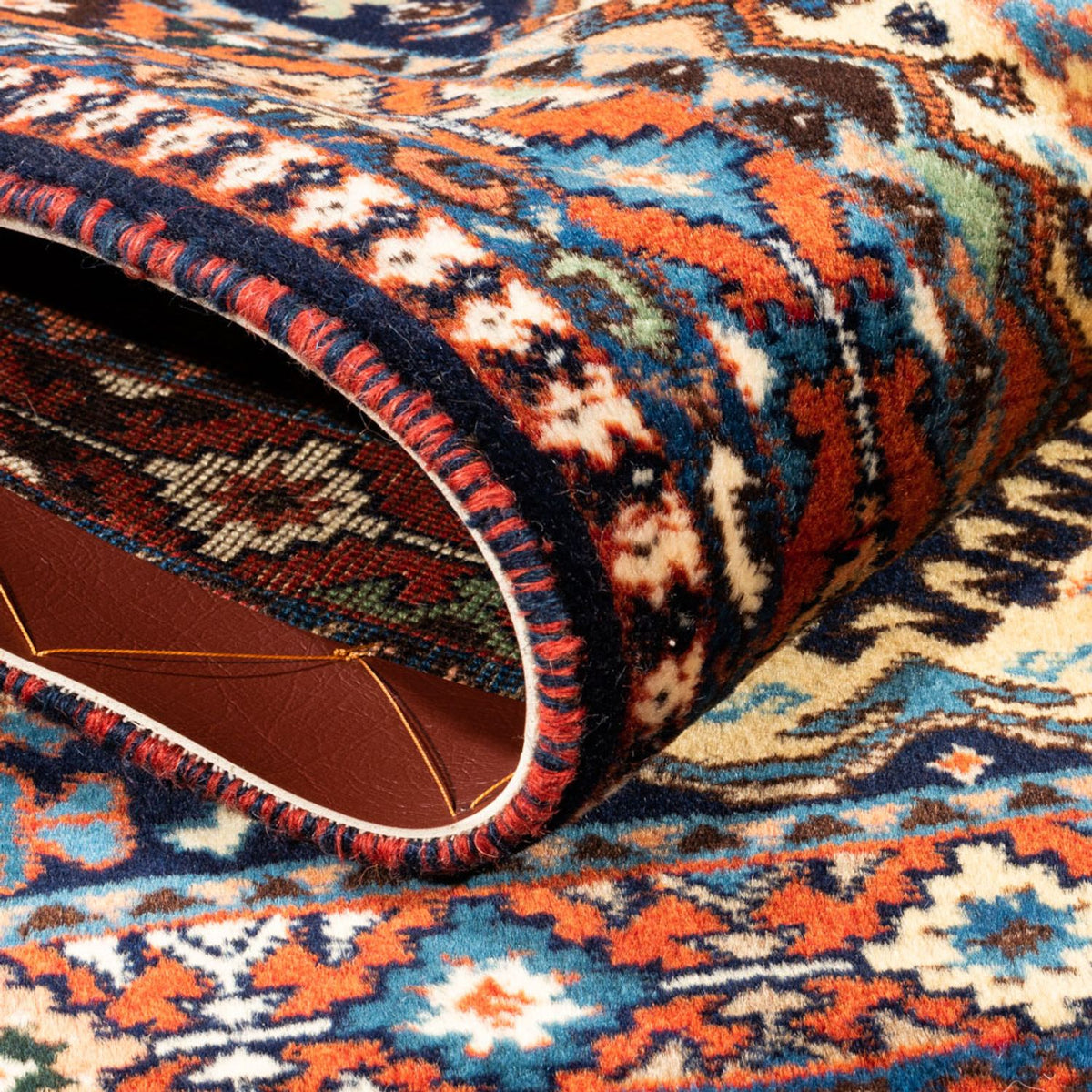 Perski dywan - Nomadyczny - 130 x 84 cm - kremowy