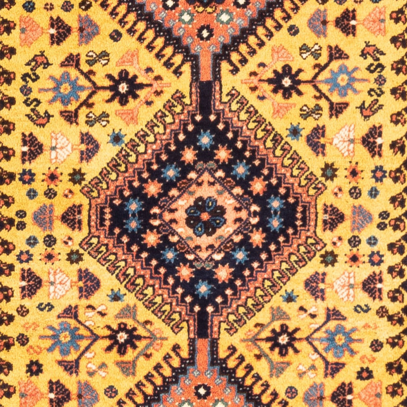 Perski dywan - Nomadyczny - 133 x 82 cm - żółty