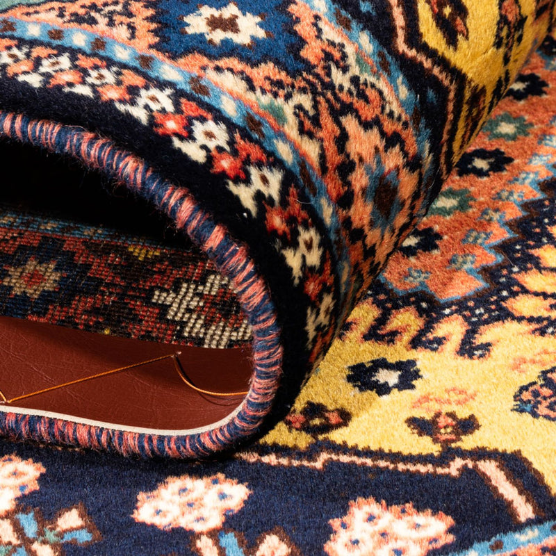 Perski dywan - Nomadyczny - 133 x 82 cm - żółty