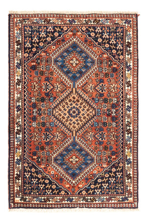 Perski dywan - Nomadyczny - 125 x 84 cm - czerwony