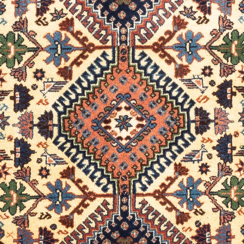 Perski dywan - Nomadyczny - 130 x 80 cm - kremowy