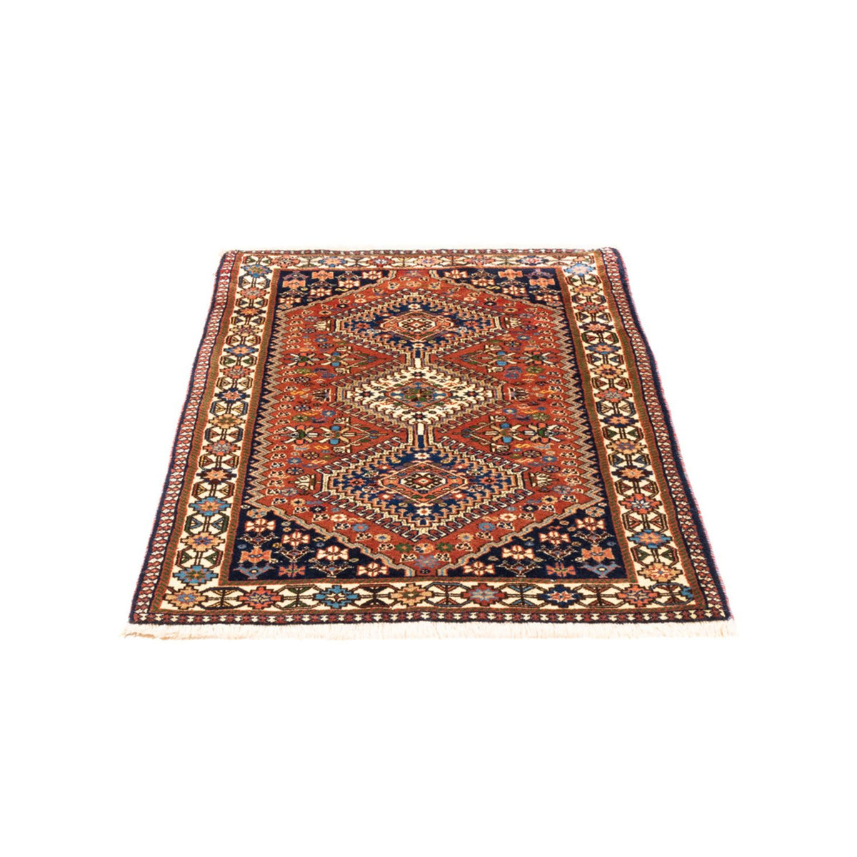 Perski dywan - Nomadyczny - 130 x 80 cm - czerwony