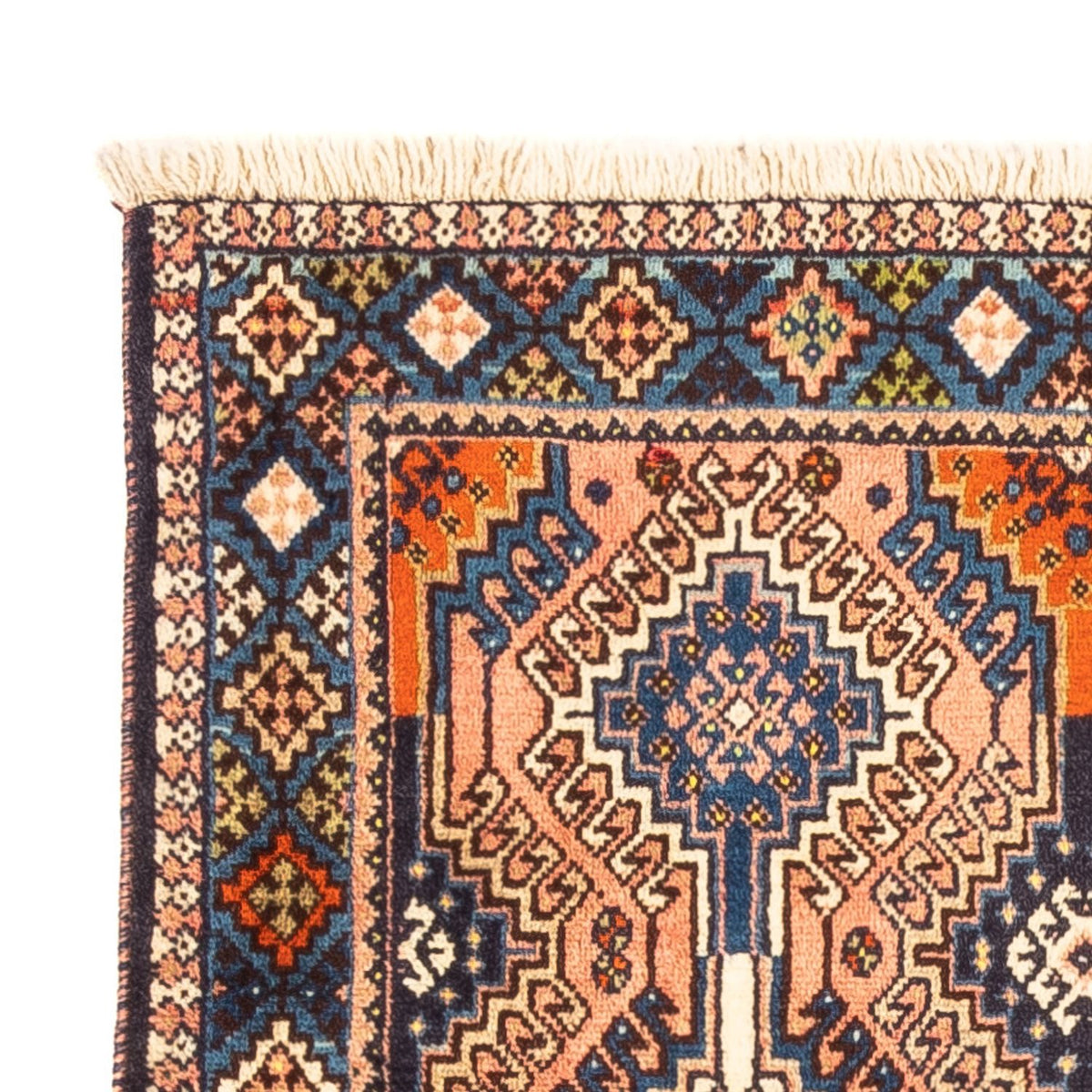 Perski dywan - Nomadyczny - 125 x 80 cm - czerwony