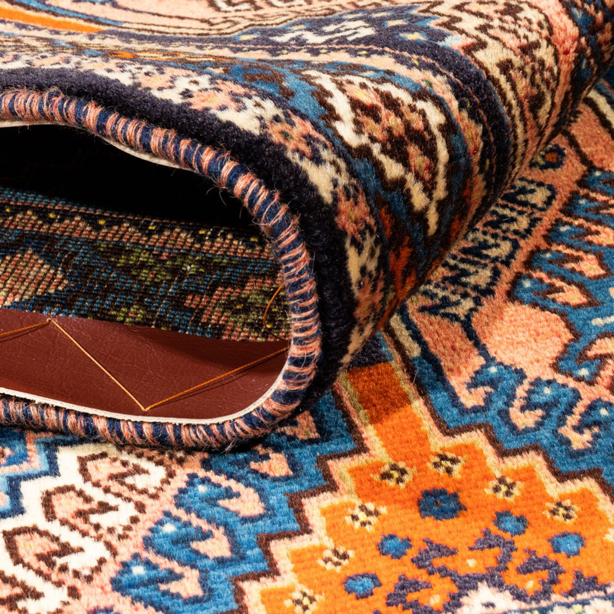 Perski dywan - Nomadyczny - 125 x 80 cm - czerwony