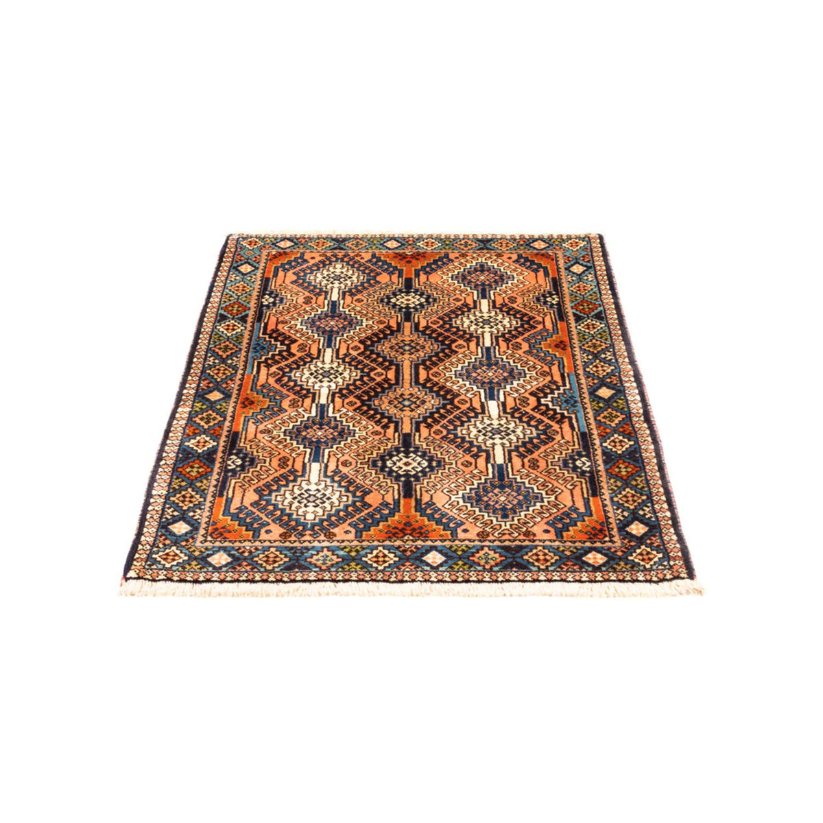 Perski dywan - Nomadyczny - 125 x 80 cm - czerwony