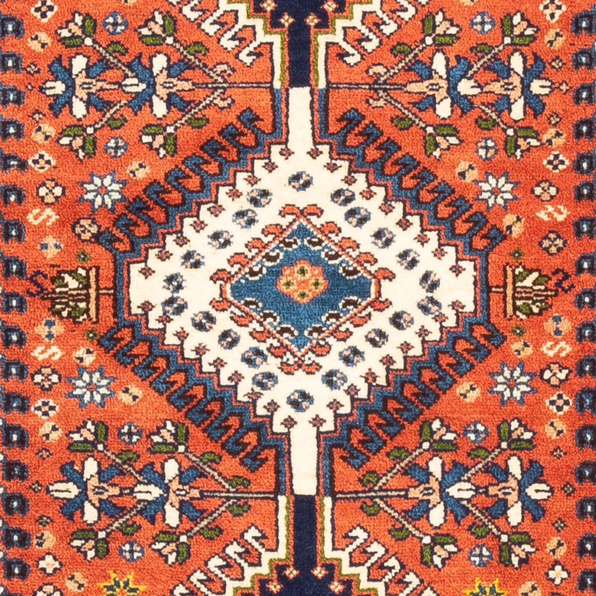 Perski dywan - Nomadyczny - 138 x 80 cm - czerwony