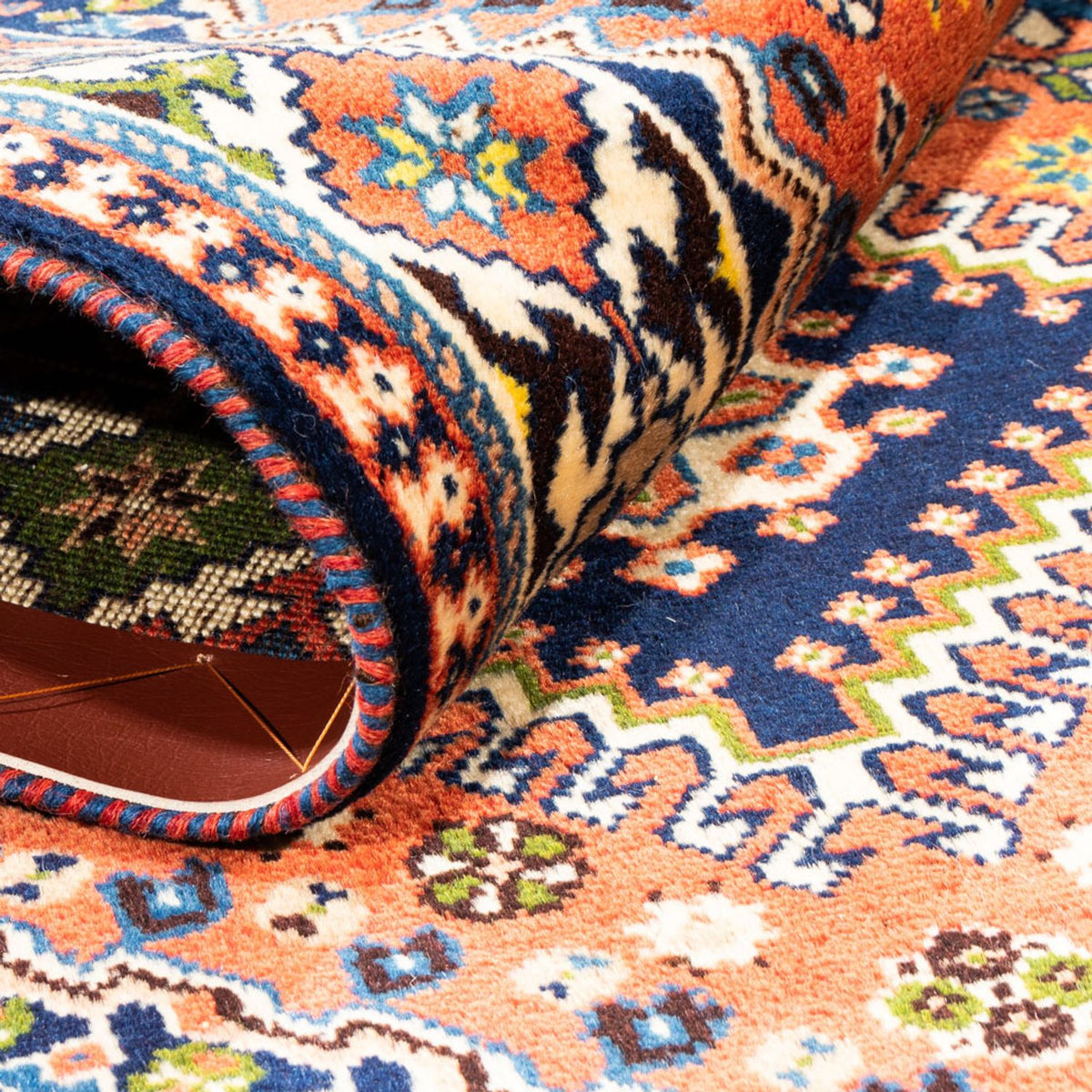 Perski dywan - Nomadyczny - 138 x 80 cm - czerwony