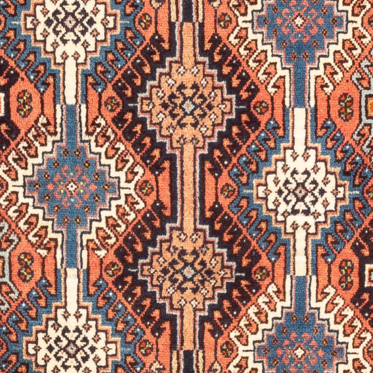 Perski dywan - Nomadyczny - 125 x 80 cm - czerwony