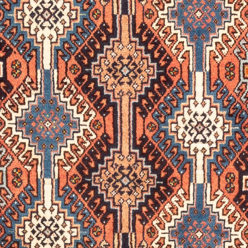 Perski dywan - Nomadyczny - 125 x 80 cm - czerwony