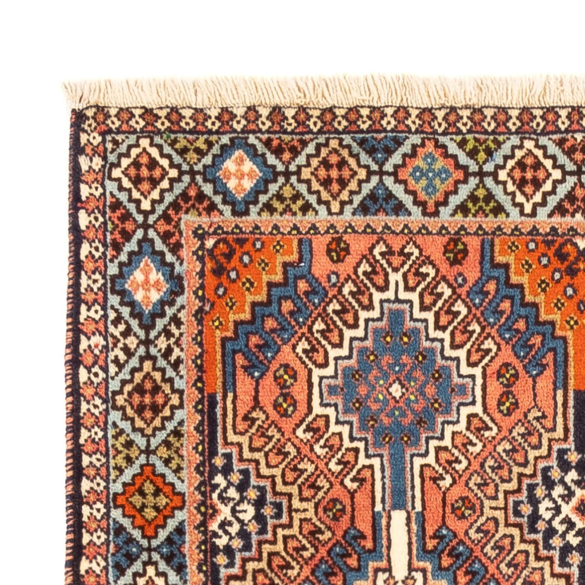 Perski dywan - Nomadyczny - 125 x 80 cm - czerwony