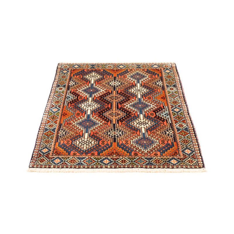 Perski dywan - Nomadyczny - 125 x 80 cm - czerwony