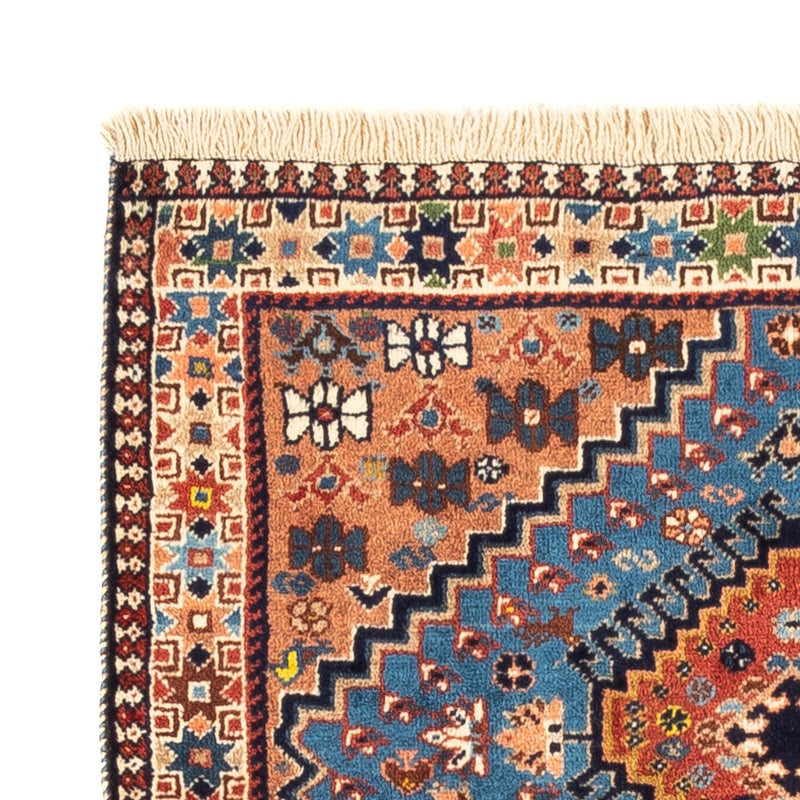 Perski dywan - Nomadyczny - 122 x 83 cm - niebieski