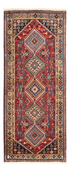 Yalameh Dywan 80x196cm - Dywan perski - Chodnik / Czerwony / 80 x 196 cm Chodnik