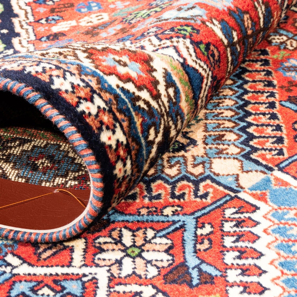 Biegacz Perski dywan - Nomadyczny - 196 x 80 cm - czerwony