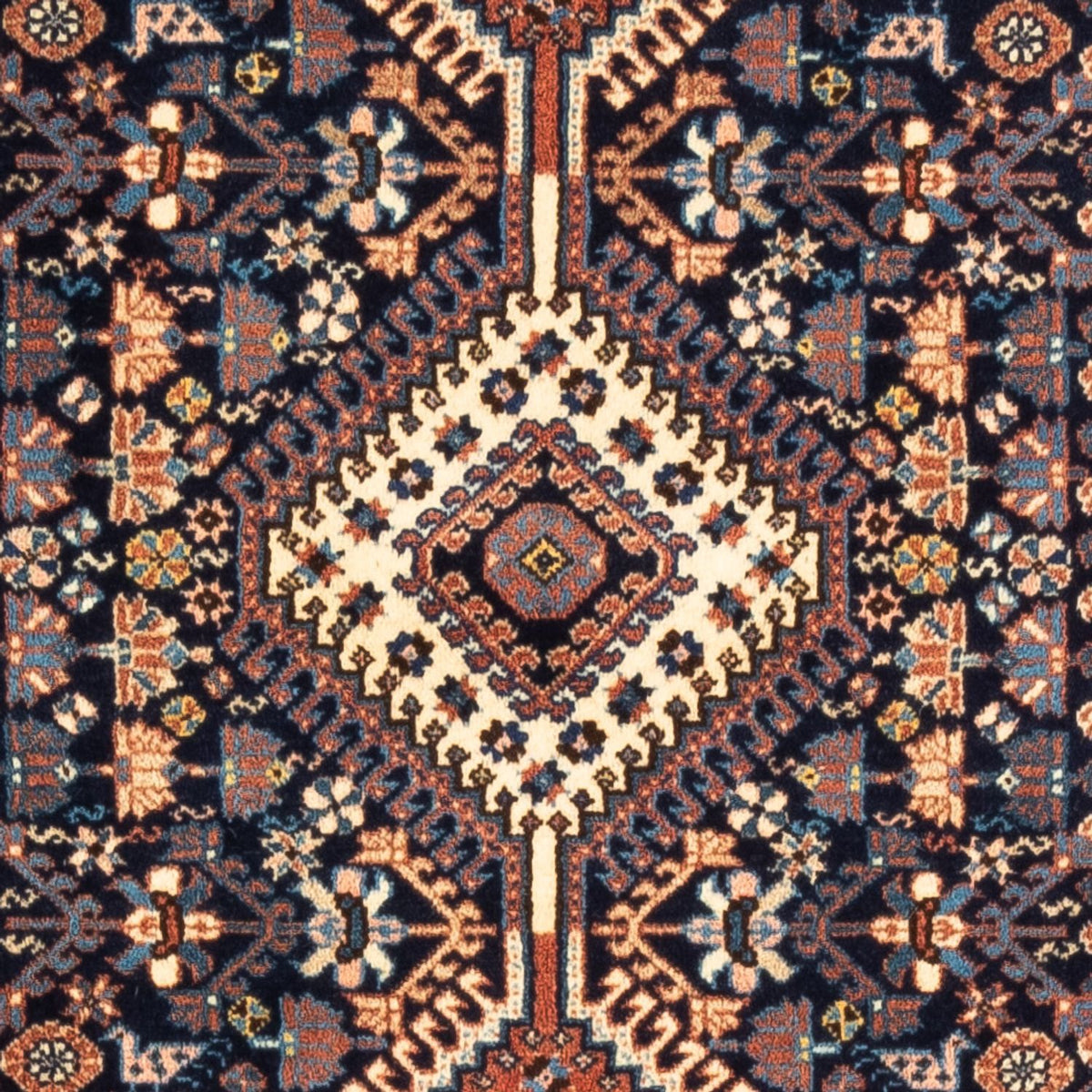 Biegacz Perski dywan - Nomadyczny - 202 x 84 cm - ciemnoniebieski