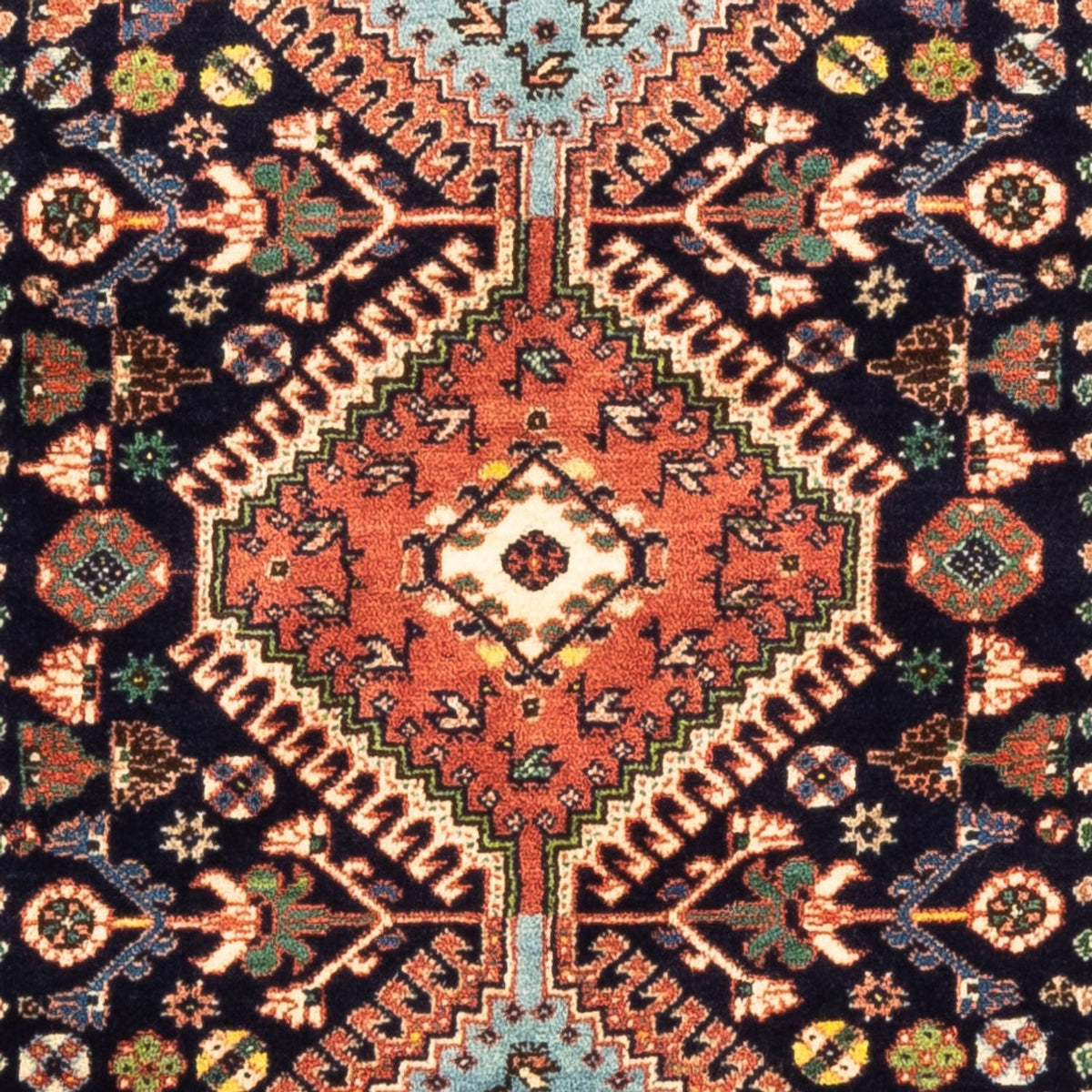 Biegacz Perski dywan - Nomadyczny - 200 x 83 cm - ciemnoniebieski