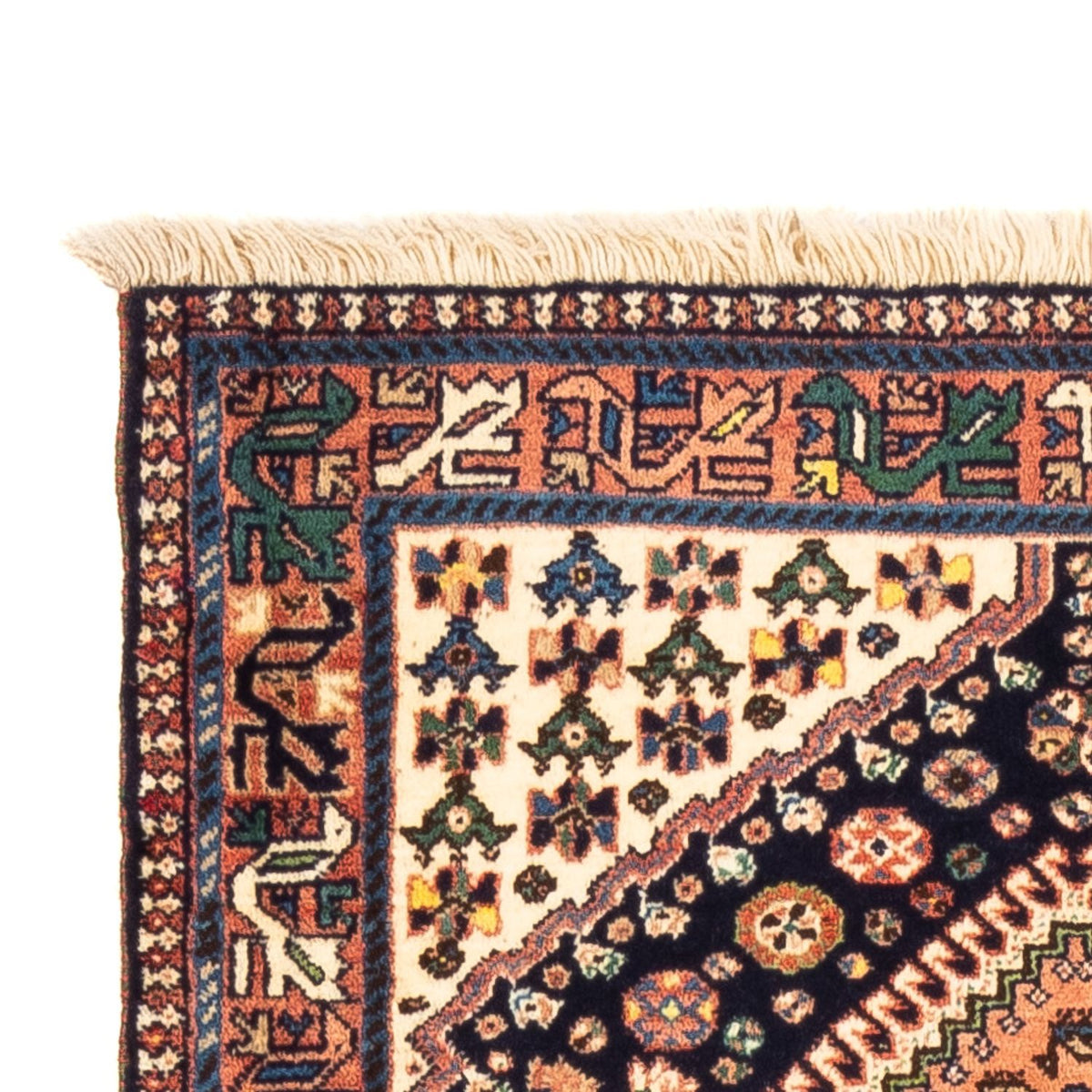 Biegacz Perski dywan - Nomadyczny - 200 x 83 cm - ciemnoniebieski