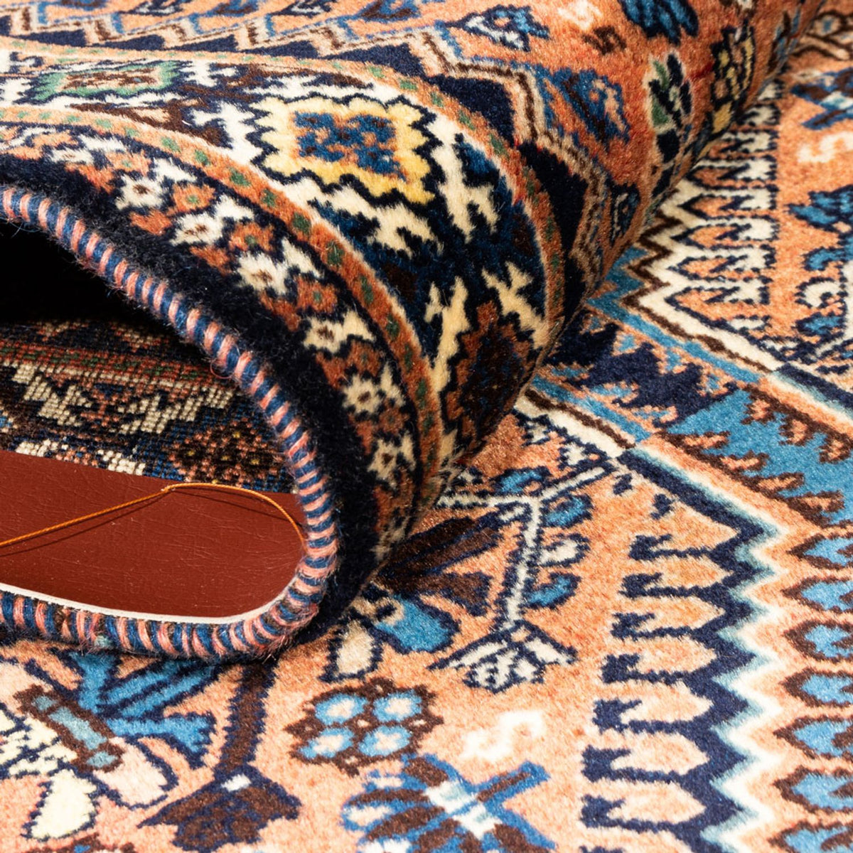 Biegacz Perski dywan - Nomadyczny - 193 x 85 cm - czerwony