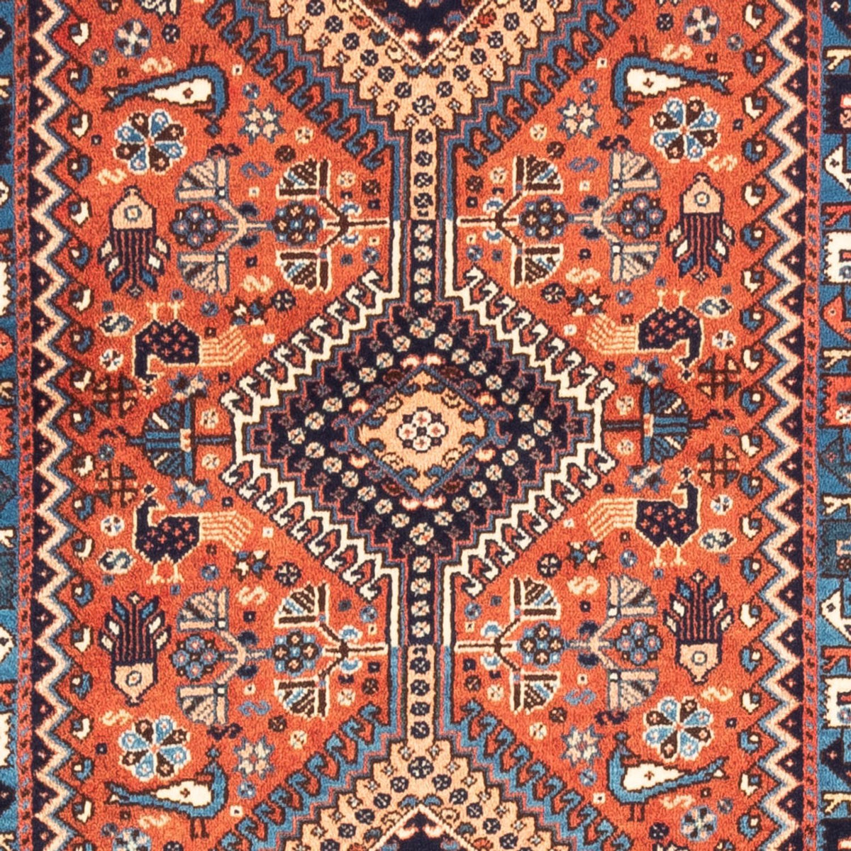 Biegacz Perski dywan - Nomadyczny - 208 x 80 cm - czerwony