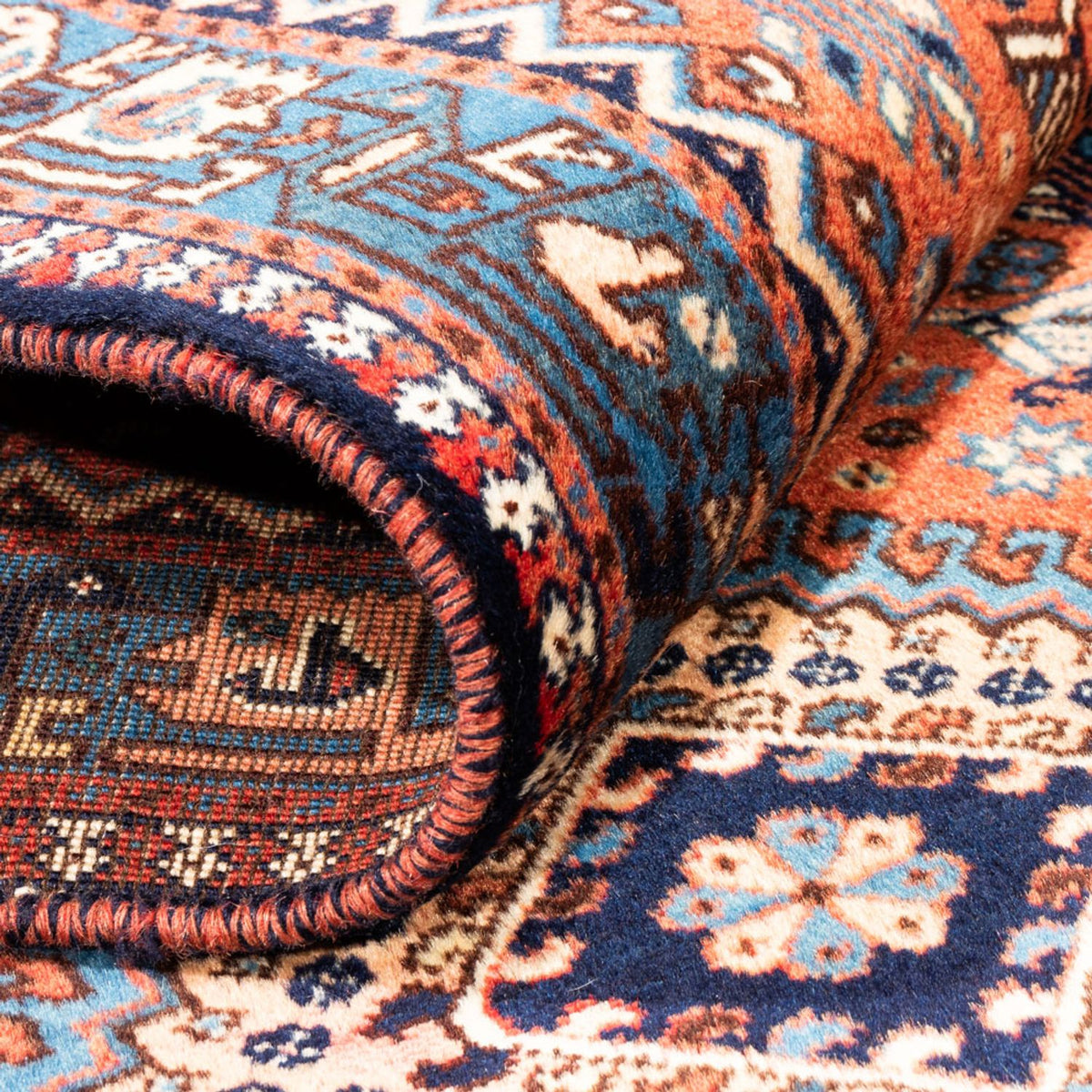 Biegacz Perski dywan - Nomadyczny - 208 x 80 cm - czerwony