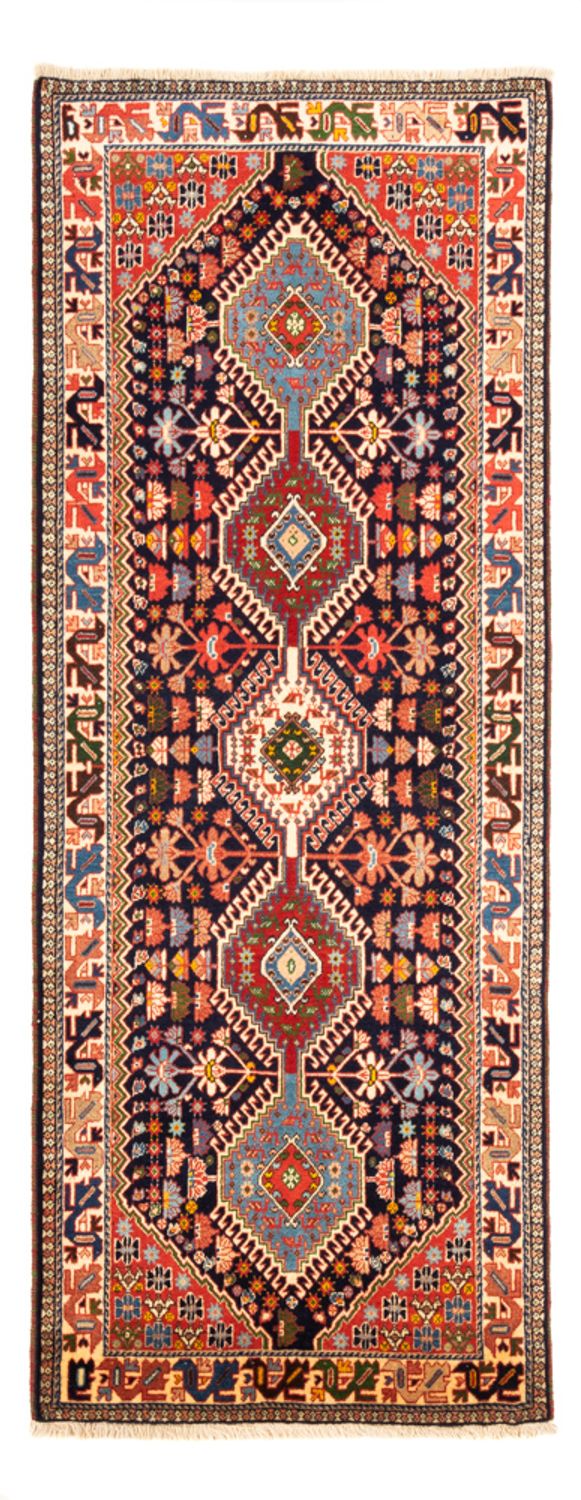 Biegacz Perski dywan - Nomadyczny - 207 x 80 cm - ciemnoniebieski