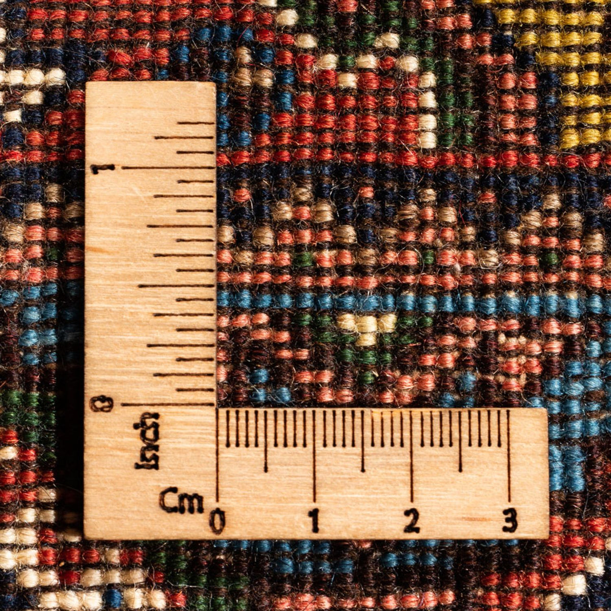 Perski dywan - Nomadyczny - 123 x 83 cm - żółty