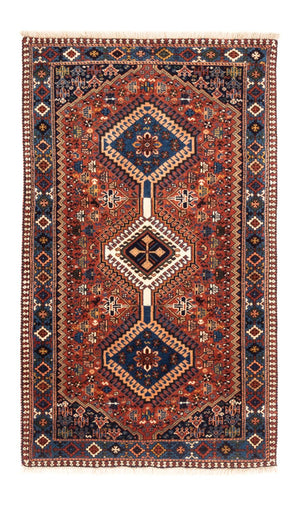 Perski dywan - Nomadyczny - 137 x 80 cm - czerwony