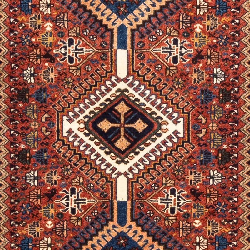 Perski dywan - Nomadyczny - 137 x 80 cm - czerwony