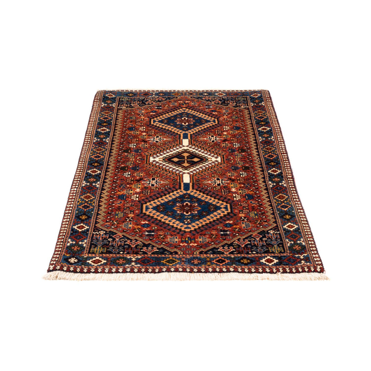 Perski dywan - Nomadyczny - 137 x 80 cm - czerwony